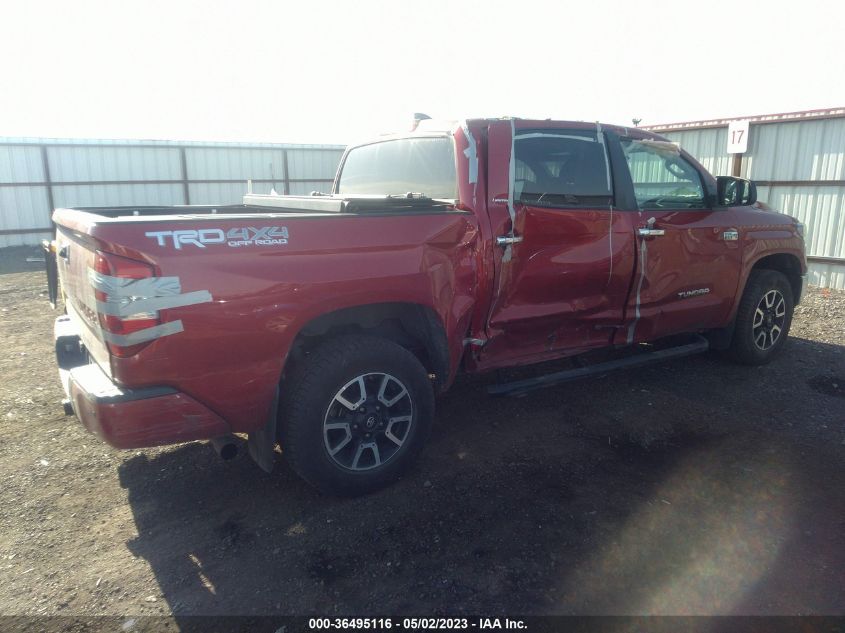 2020 TOYOTA TUNDRA 4WD LIMITED - 5TFHY5F11LX935158