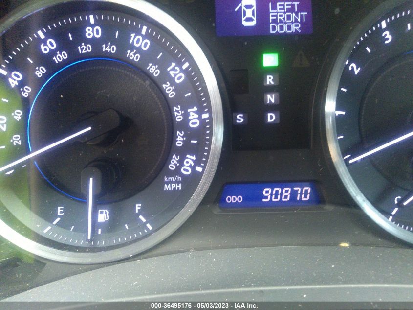 2013 LEXUS IS 250 - JTHBF5C2XD5193430