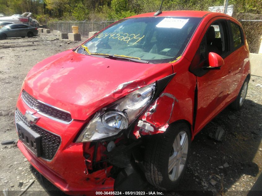 2014 CHEVROLET SPARK LS - KL8CA6S98EC486824