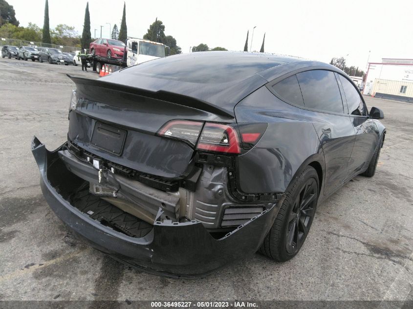 2022 TESLA MODEL 3 - 5YJ3E1EA8NF256725