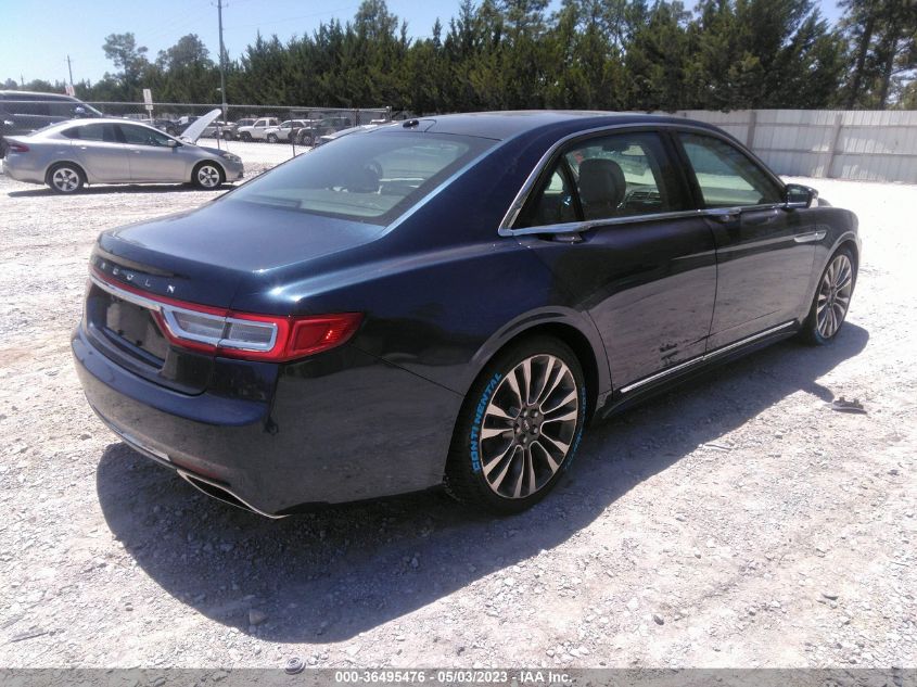 2017 LINCOLN CONTINENTAL SELECT - 1LN6L9TK1H5631322