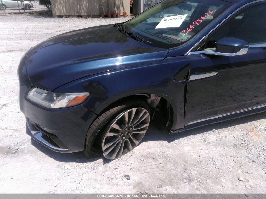 2017 LINCOLN CONTINENTAL SELECT - 1LN6L9TK1H5631322