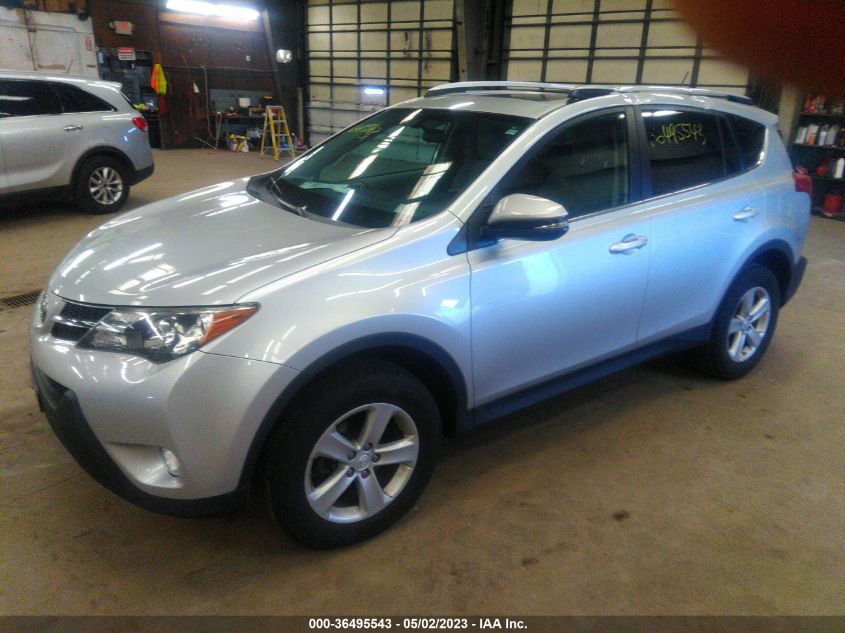 VIN 2T3RFREV9DW124865 2013 TOYOTA RAV4 no.2