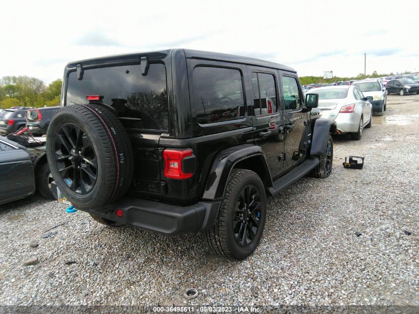2022 JEEP WRANGLER 4XE UNLIMITED SAHARA 1C4JJXP63NW275368