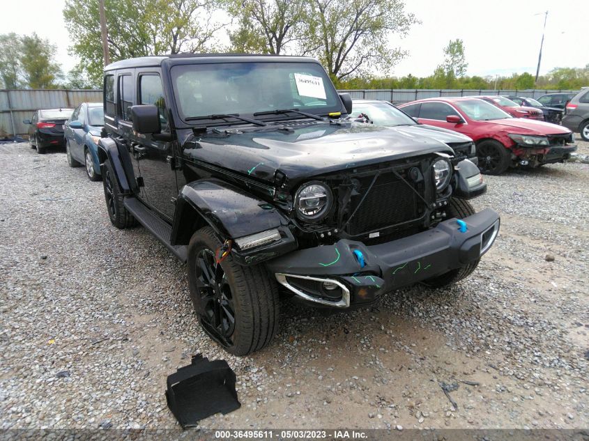 2022 JEEP WRANGLER 4XE UNLIMITED SAHARA 1C4JJXP63NW275368