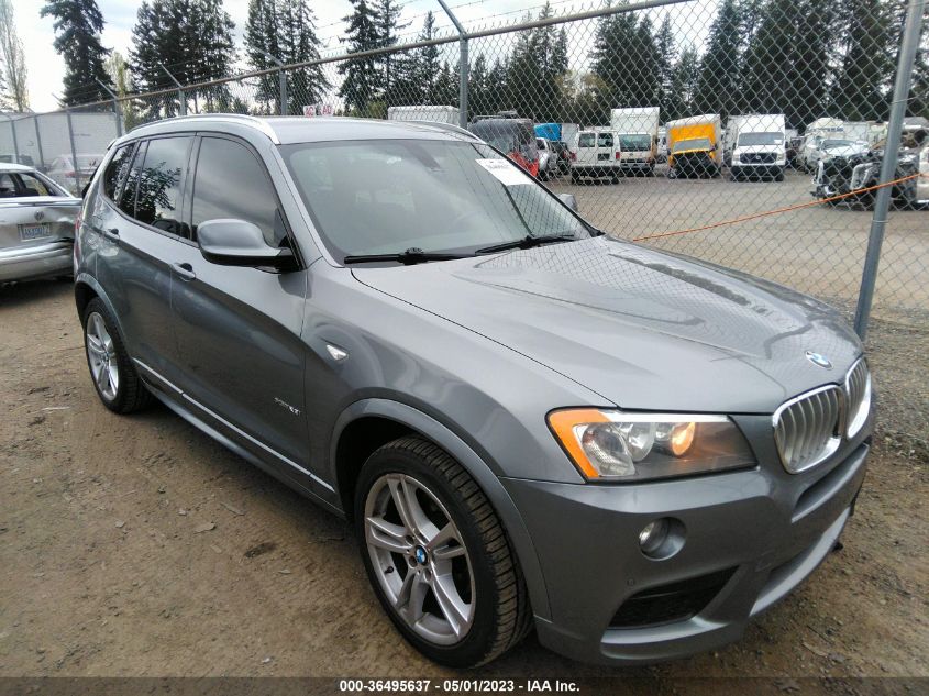 2013 BMW X3 XDRIVE28I - 5UXWX9C54D0A25668