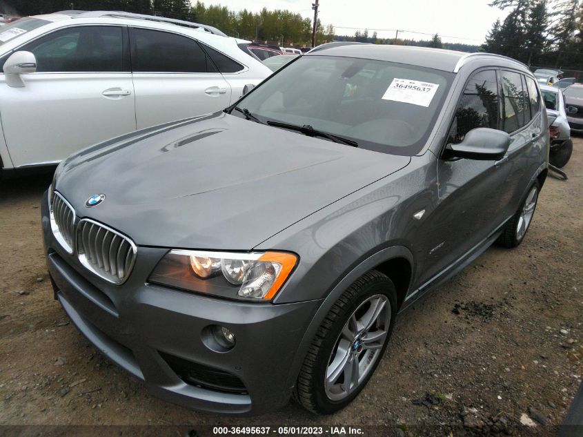 2013 BMW X3 XDRIVE28I - 5UXWX9C54D0A25668