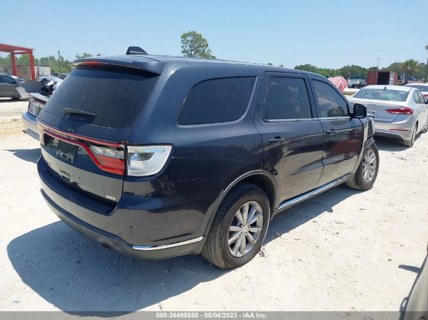2015 DODGE DURANGO SXT - 1C4RDHAG0FC201877