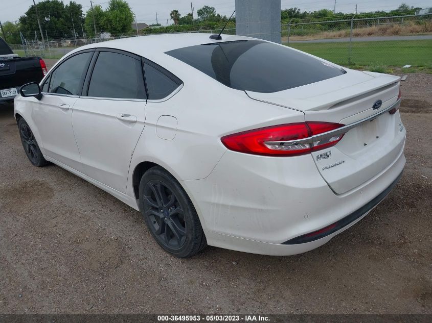 2018 FORD FUSION SE - 3FA6P0HD1JR203628