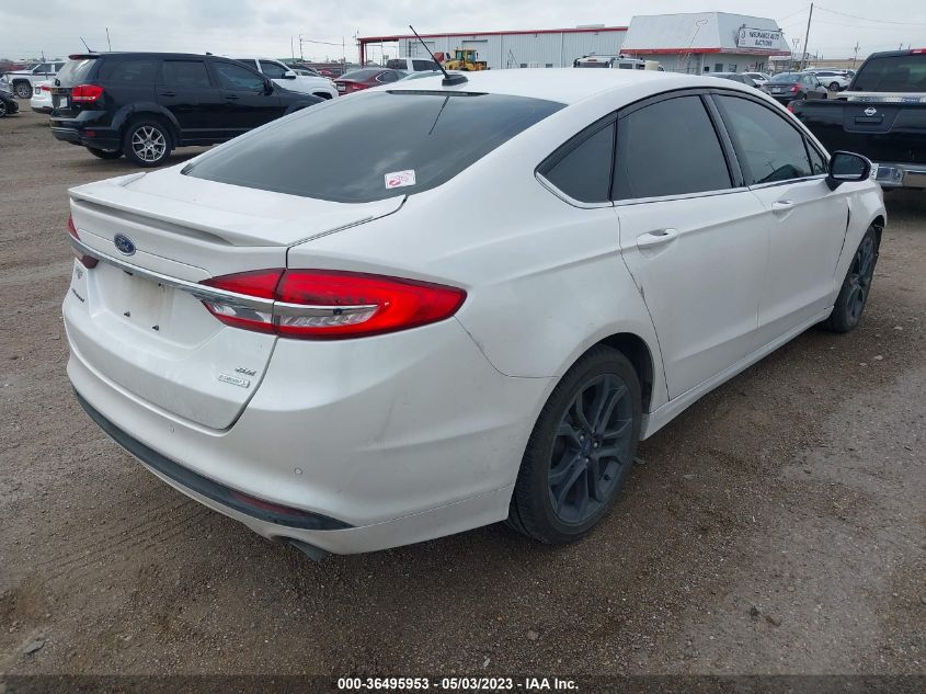 2018 FORD FUSION SE - 3FA6P0HD1JR203628