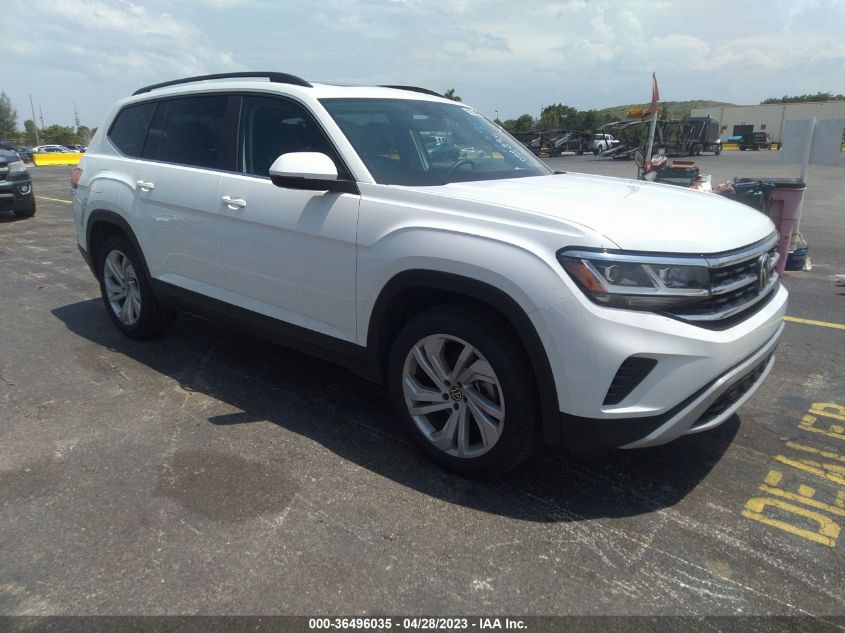 2022 VOLKSWAGEN ATLAS 3.6L V6 SE W/TECHNOLOGY - 1V2JR2CA1NC541718