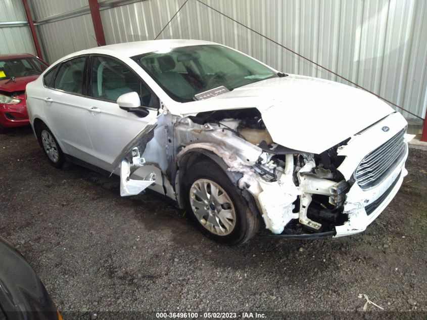 2013 FORD FUSION S - 3FA6P0G78DR318999