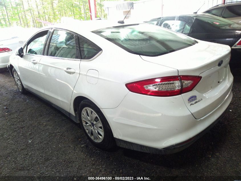 2013 FORD FUSION S - 3FA6P0G78DR318999