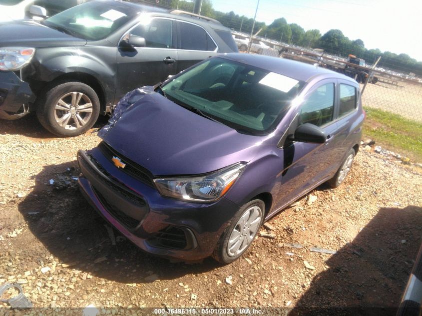2017 CHEVROLET SPARK LS - KL8CB6SA5HC761142