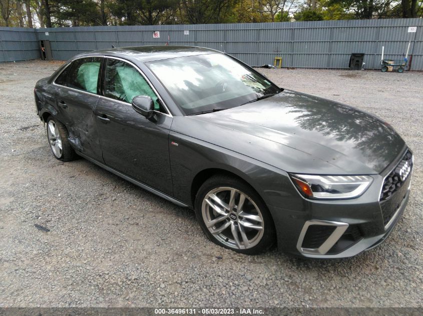 2021 AUDI A4 SEDAN S LINE PREMIUM PLUS - WAUEAAF45MA019191