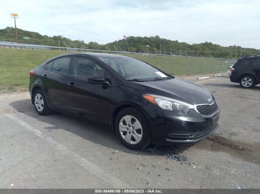2016 KIA FORTE LX - KNAFK4A67G5539188