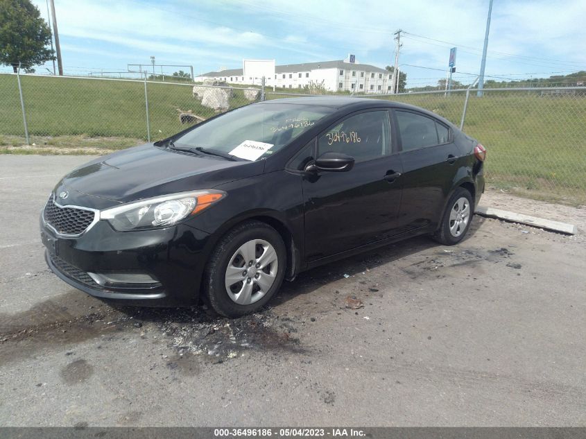2016 KIA FORTE LX - KNAFK4A67G5539188