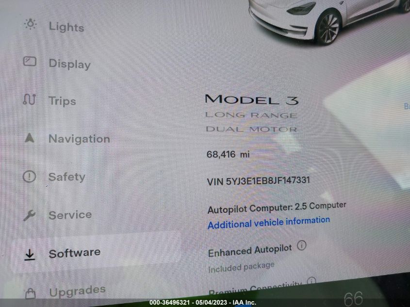 2018 TESLA MODEL 3 LONG RANGE - 5YJ3E1EB8JF147331