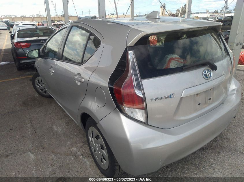 2016 TOYOTA PRIUS C ONE/TWO/THREE/FOUR - JTDKDTB38G1132000