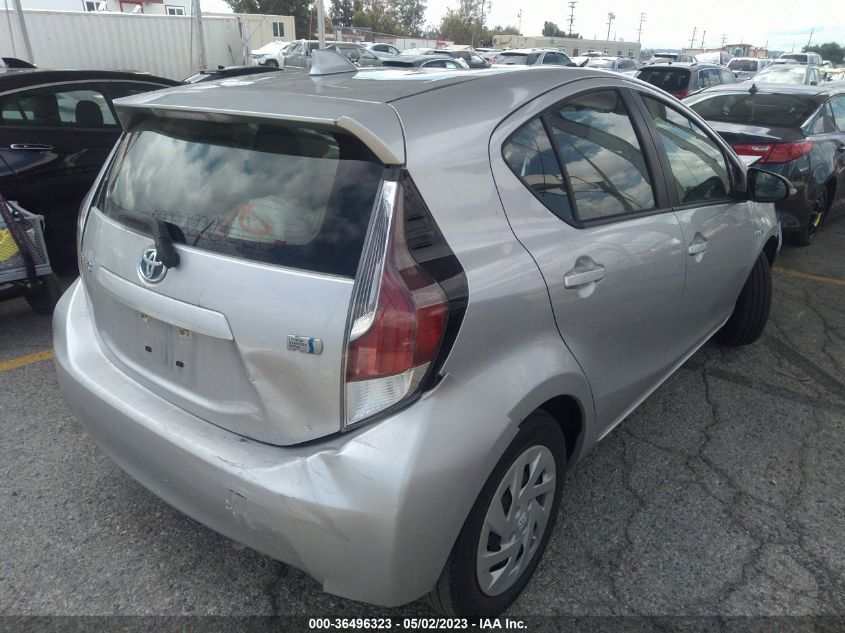 2016 TOYOTA PRIUS C ONE/TWO/THREE/FOUR - JTDKDTB38G1132000