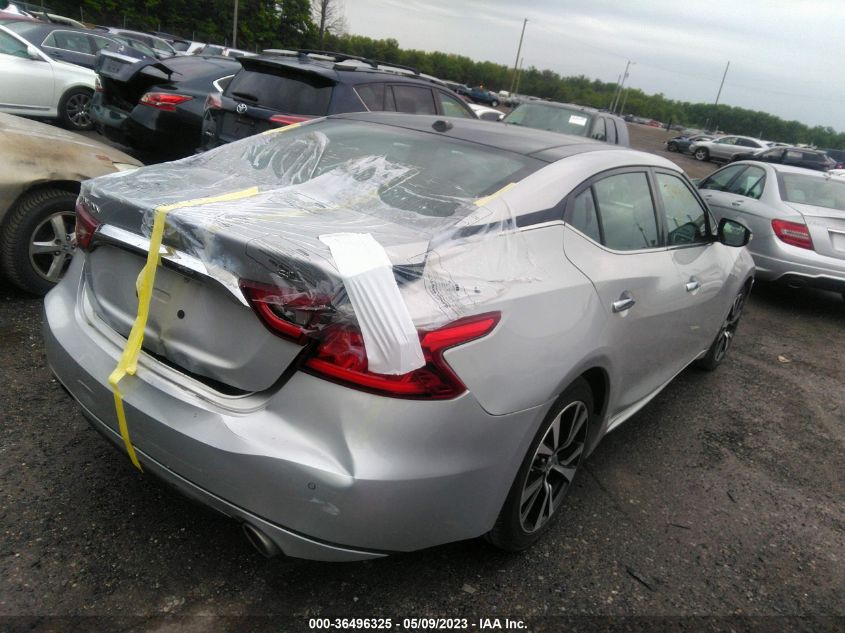 2018 NISSAN MAXIMA SL - 1N4AA6AP1JC375126