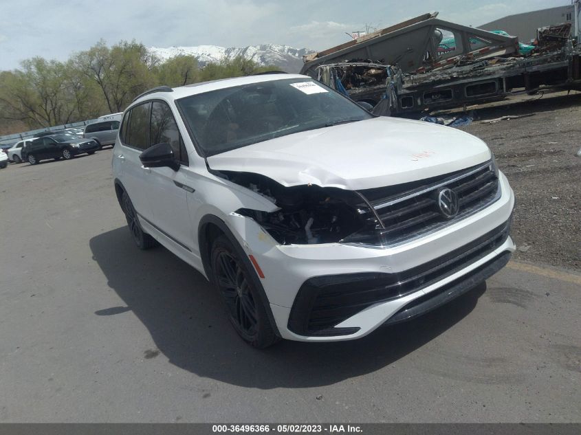 2022 VOLKSWAGEN TIGUAN SE R-LINE BLACK - 3VV8B7AX7NM054693