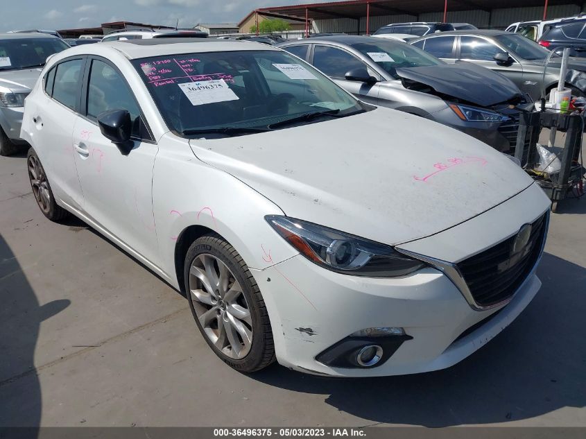 2015 MAZDA MAZDA3 S GRAND TOURING - JM1BM1M32F1233579