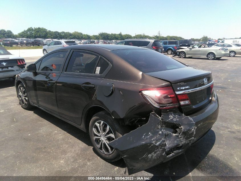 2013 HONDA CIVIC SDN LX - 2HGFB2F58DH590616