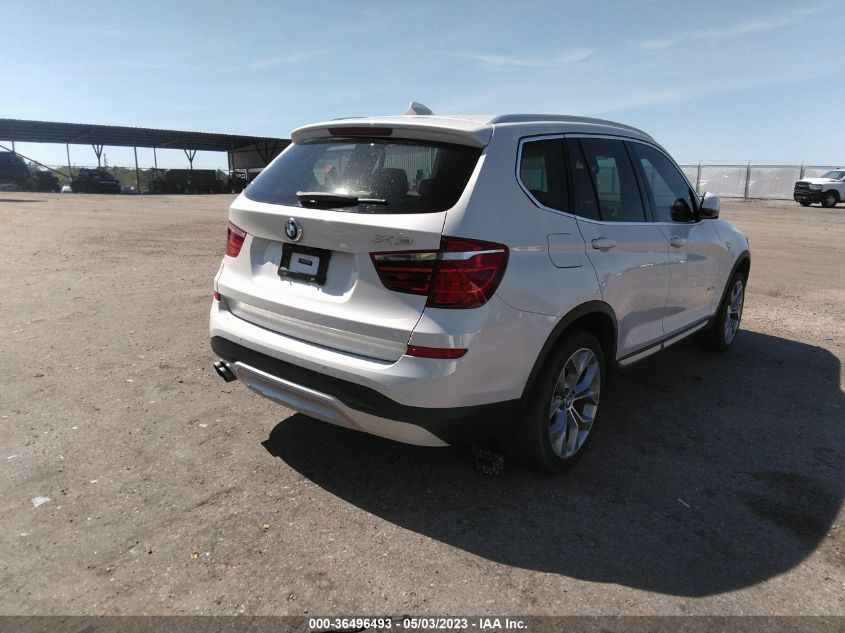 2017 BMW X3 XDRIVE28I - 5UXWX9C57H0T15180