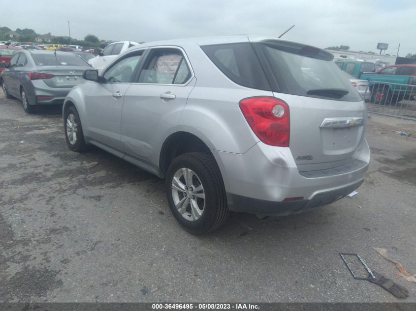 2013 CHEVROLET EQUINOX LS - 2GNALBEK0D6292125