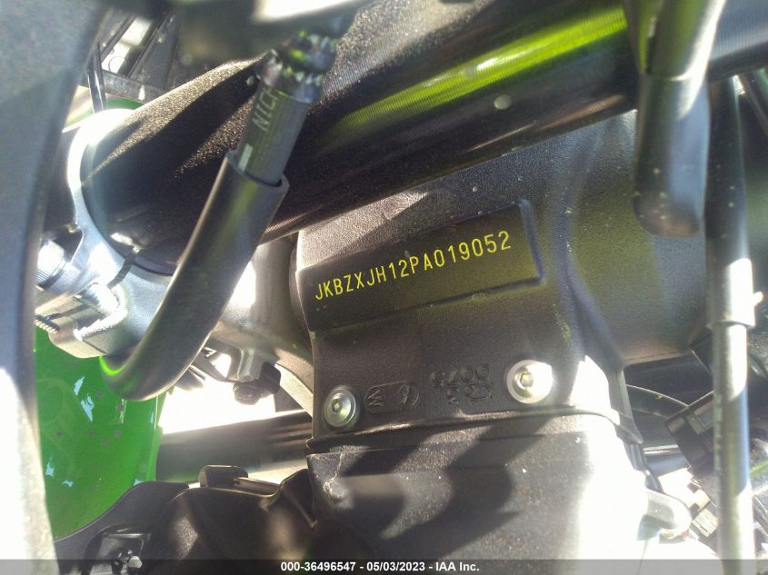 2023 KAWASAKI ZX636 K JKBZXJH12PA019052