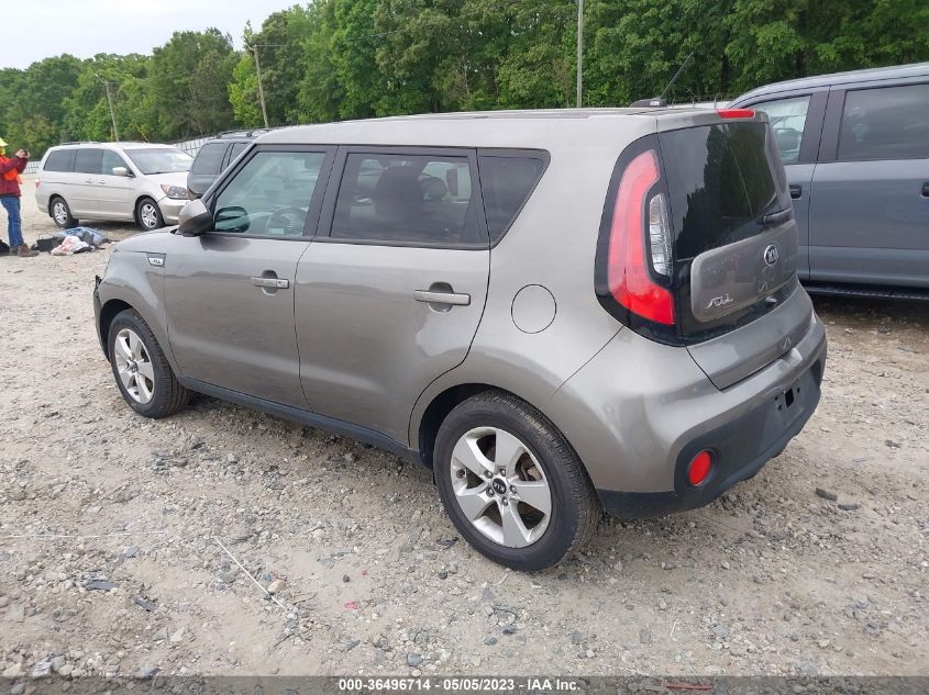 2019 KIA SOUL BASE - KNDJN2A23K7005639