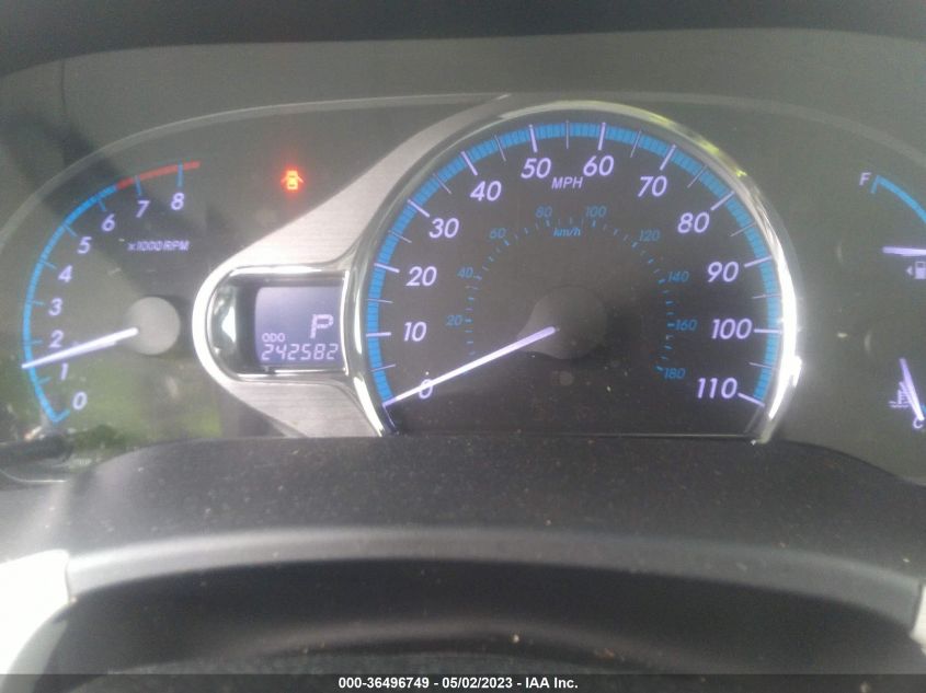 2013 TOYOTA SIENNA XLE AAS/XLE/LTD - 5TDYK3DCXDS300280