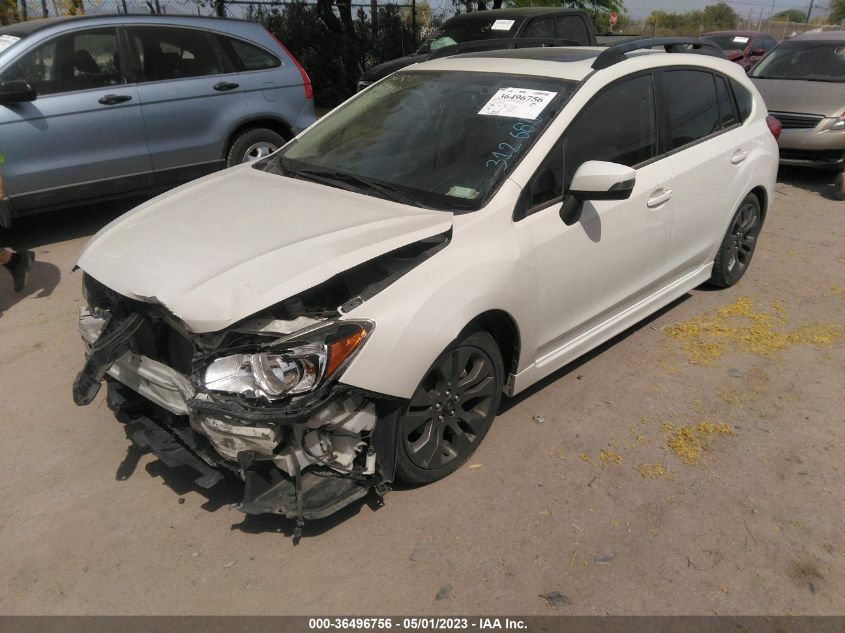 2015 SUBARU IMPREZA WAGON 2.0I SPORT LIMITED - JF1GPAZ67F8312680