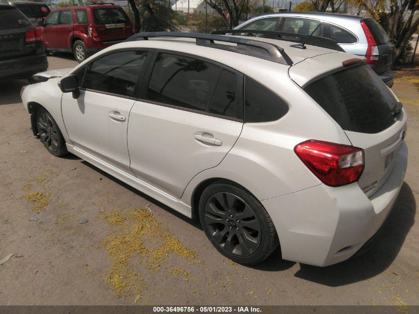 2015 SUBARU IMPREZA WAGON 2.0I SPORT LIMITED - JF1GPAZ67F8312680