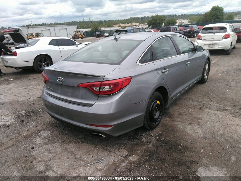 2016 HYUNDAI SONATA 2.4L SE - 5NPE24AF0GH280977