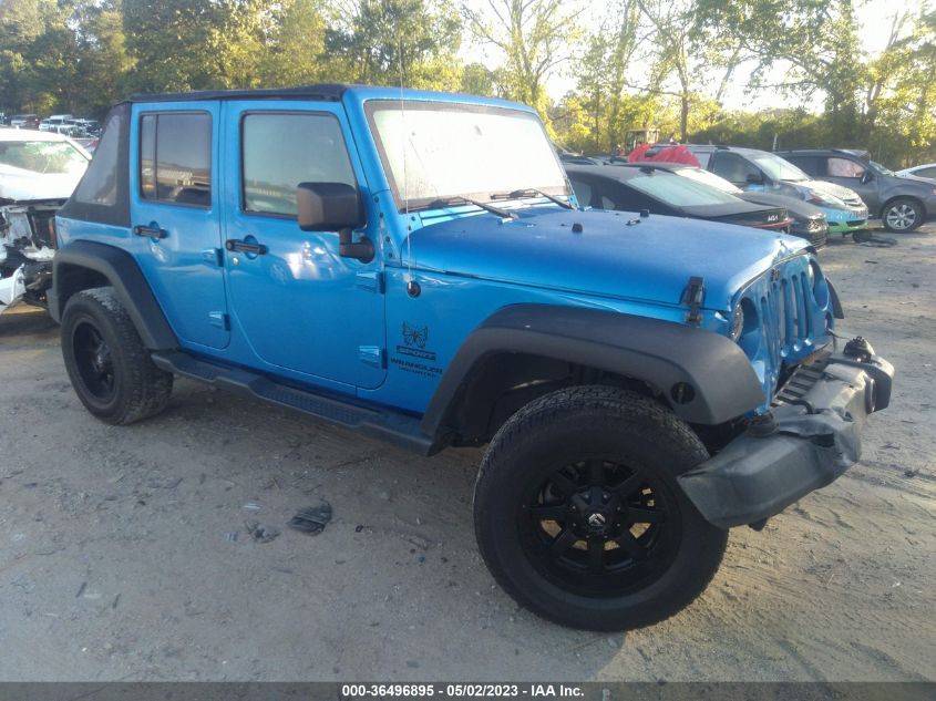 2016 JEEP WRANGLER UNLIMITED SPORT - 1C4BJWDG0GL288322