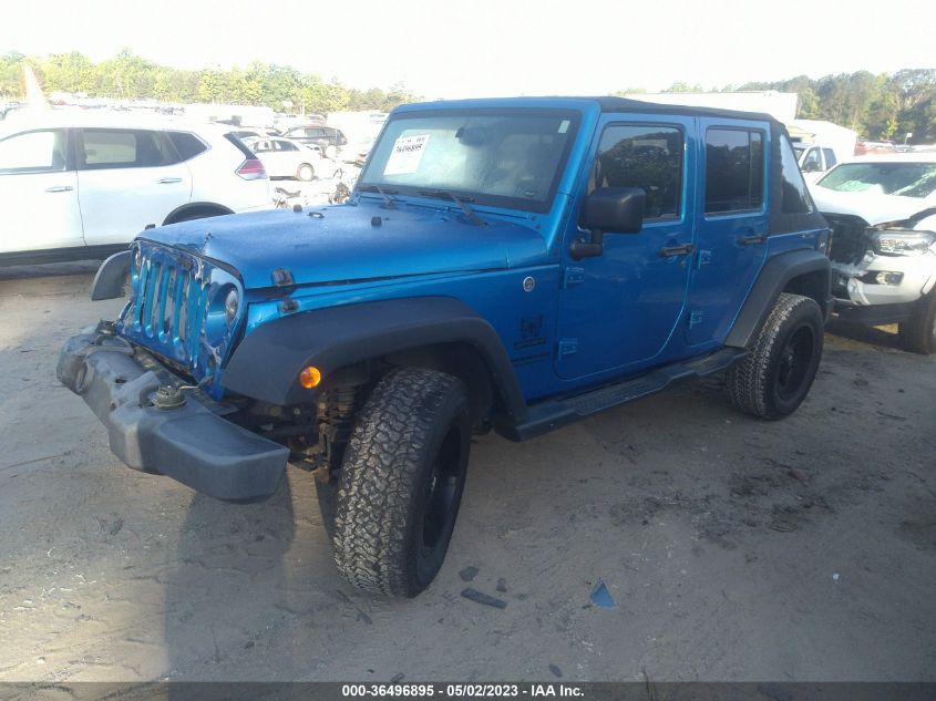 2016 JEEP WRANGLER UNLIMITED SPORT - 1C4BJWDG0GL288322