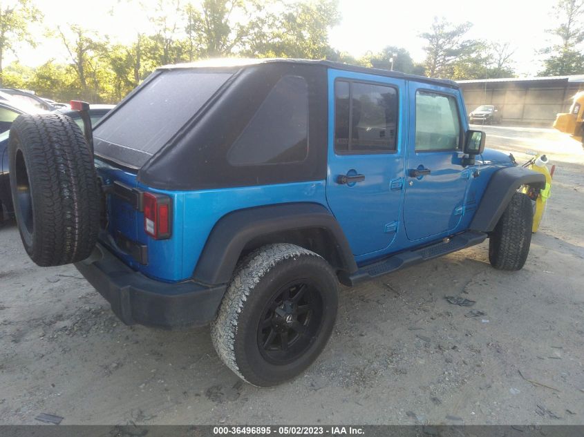 2016 JEEP WRANGLER UNLIMITED SPORT - 1C4BJWDG0GL288322