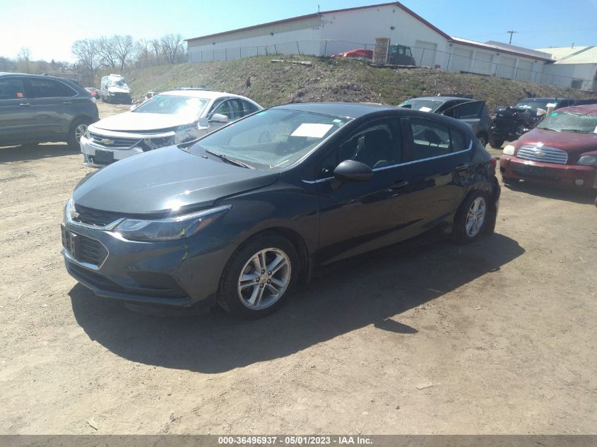 2017 CHEVROLET CRUZE LT - 3G1BE6SM1HS566551