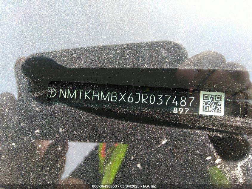 2018 TOYOTA C-HR XLE - NMTKHMBX6JR037487
