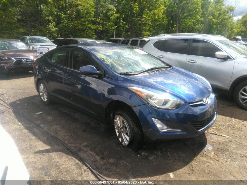 2016 HYUNDAI ELANTRA SE - 5NPDH4AE1GH733795