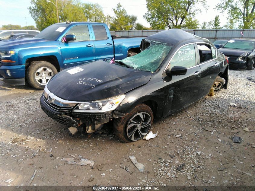 2016 HONDA ACCORD SEDAN LX - 1HGCR2F37GA089068