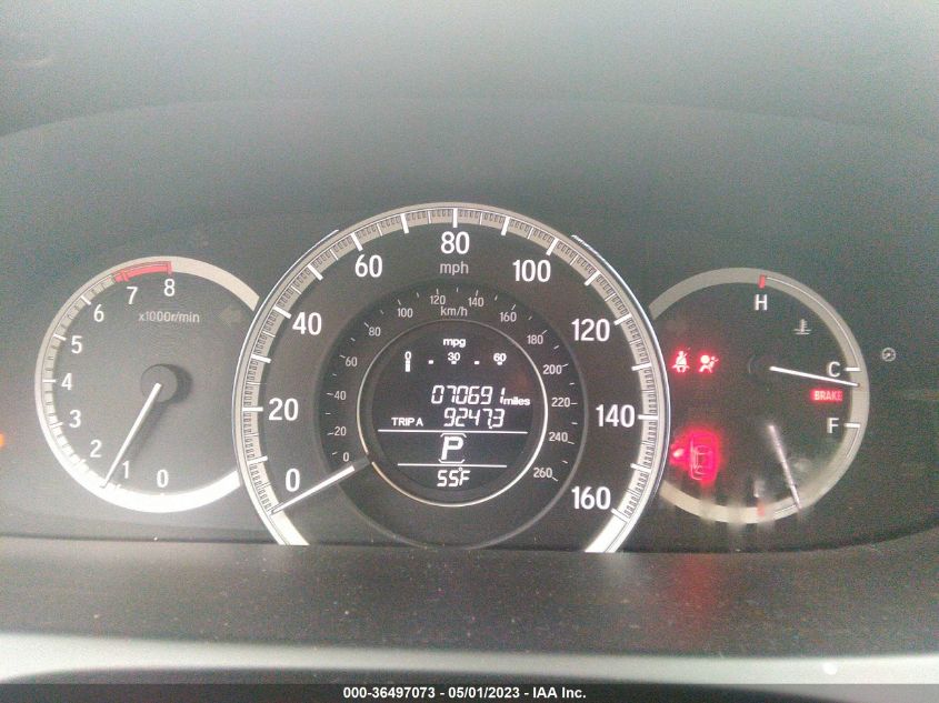 2016 HONDA ACCORD SEDAN EX-L - 1HGCR3F85GA016704
