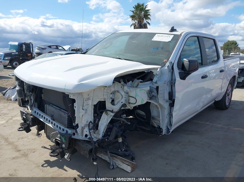 VIN 3GCPWBEKXMG281177 2021 CHEVROLET SILVERADO 1500 CUSTOM