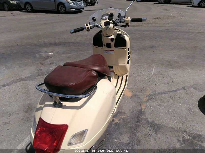 2010 VESPA GTS 300 SUPER ZAPM459L8A5502886