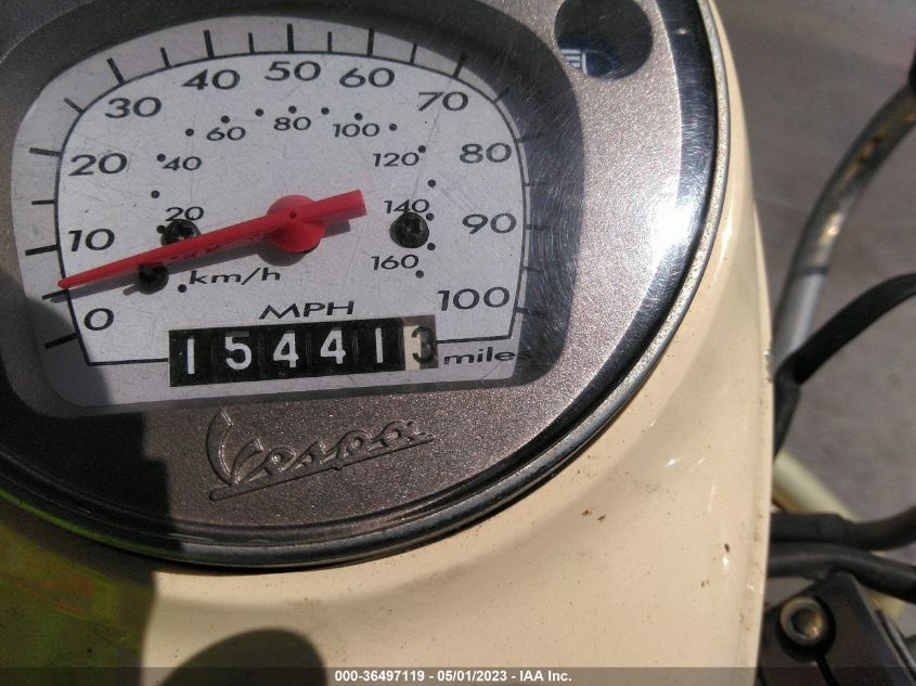 2010 VESPA GTS 300 SUPER ZAPM459L8A5502886