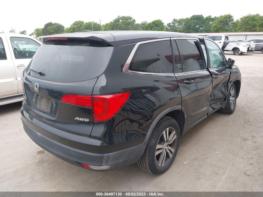 2016 HONDA PILOT EX-L - 5FNYF6H57GB060910