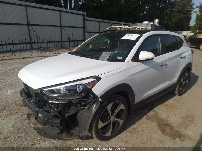 2016 HYUNDAI TUCSON LIMITED - KM8J33A22GU145603