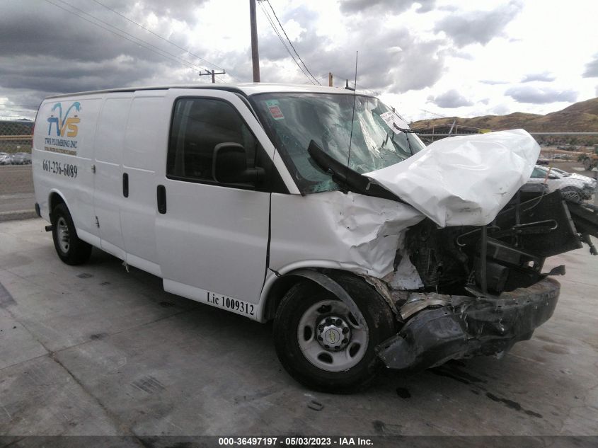 2014 CHEVROLET EXPRESS CARGO VAN - 1GCWGGFA3E1153021